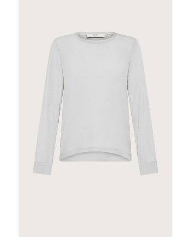 SEVENTY T-SHIRT A MANICHE LUNGHE DI SETA
