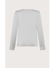 SEVENTY T-SHIRT A MANICHE LUNGHE DI SETA