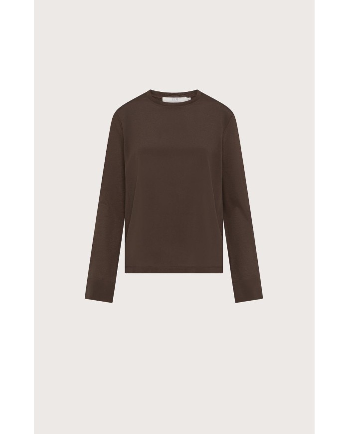 SEVENTY T-SHIRT A MANICHE LUNGHE DI SETA