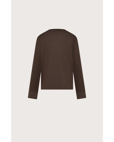 SEVENTY T-SHIRT A MANICHE LUNGHE DI SETA