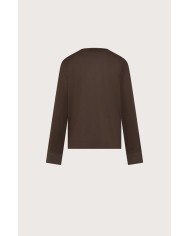 SEVENTY T-SHIRT A MANICHE LUNGHE DI SETA