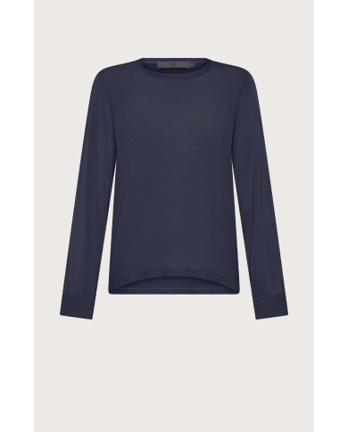 SEVENTY T-SHIRT A MANICHE LUNGHE DI SETA