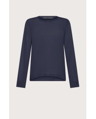 SEVENTY T-SHIRT A MANICHE LUNGHE DI SETA