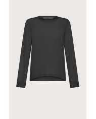 SEVENTY T-SHIRT A MANICHE LUNGHE DI SETA