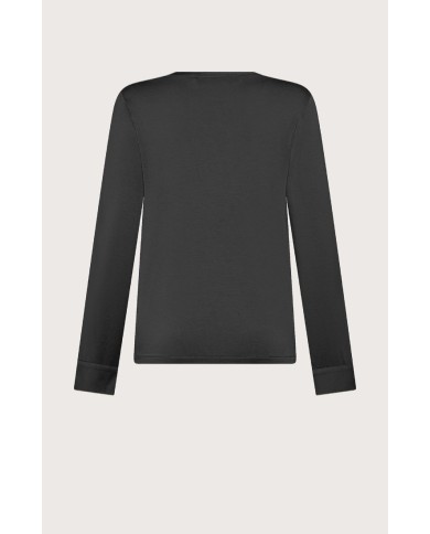 SEVENTY T-SHIRT A MANICHE LUNGHE DI SETA