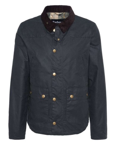 BARBOUR GIACCA IN COTONE CERATO REELIN