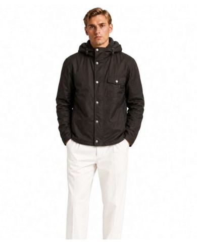 BARBOUR GIUBBOTTO BEVLAR WAX IN COTONE CERATO