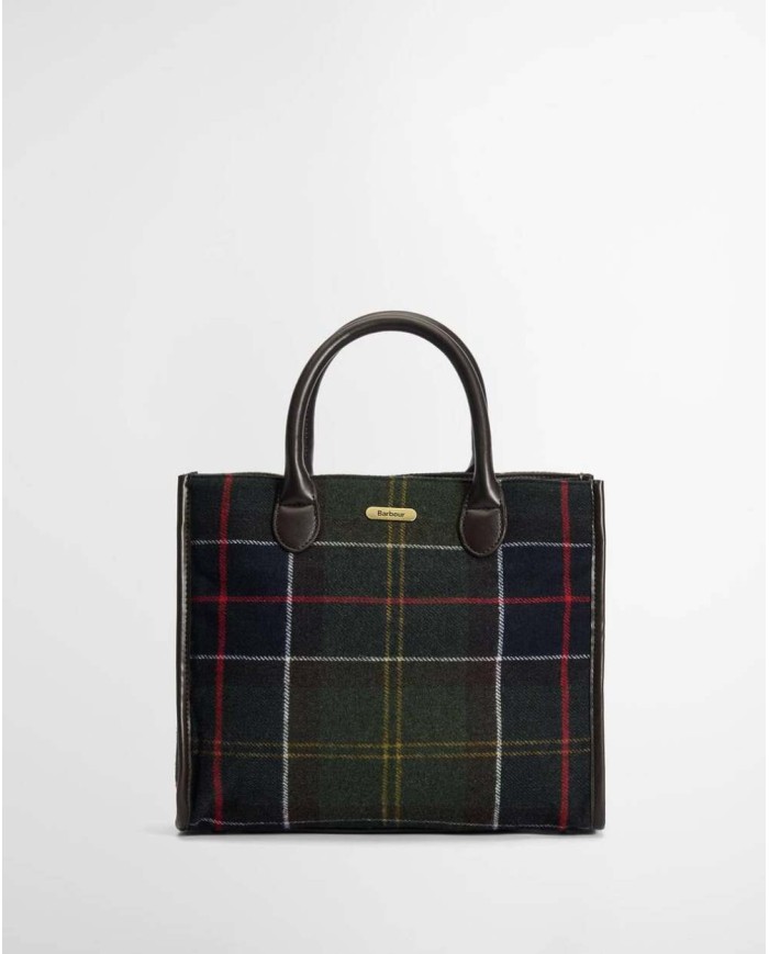 BARBOUR BORSA TOTE BARRHILL IN TARTAN