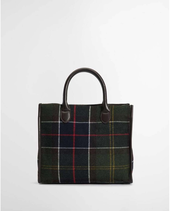 BARBOUR BORSA TOTE BARRHILL IN TARTAN