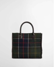 BARBOUR BORSA TOTE BARRHILL IN TARTAN