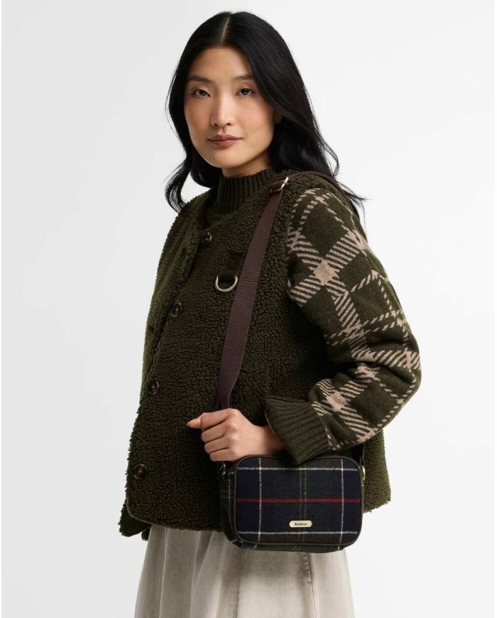 BARBOUR MINI BORSA A TRACOLLA CONTINE IN TARTAN