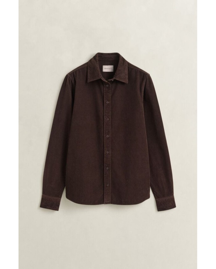 GANT CAMICIA IN VELLUTO A COSTE REGULAR