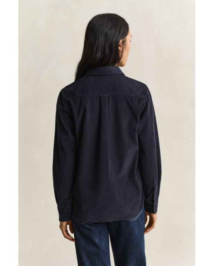 GANT CAMICIA IN VELLUTO A COSTE REGULAR