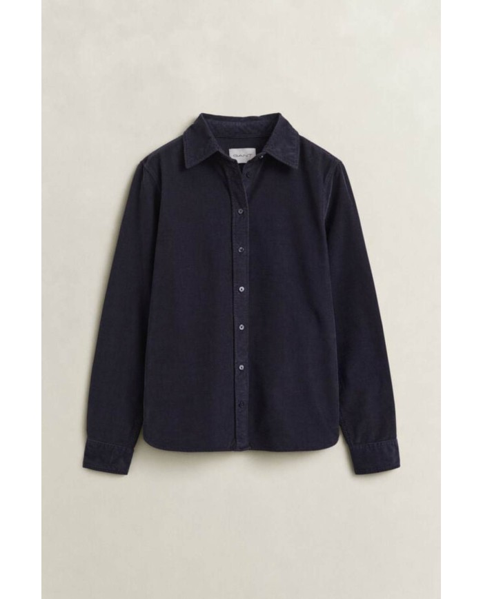 GANT CAMICIA IN VELLUTO A COSTE REGULAR