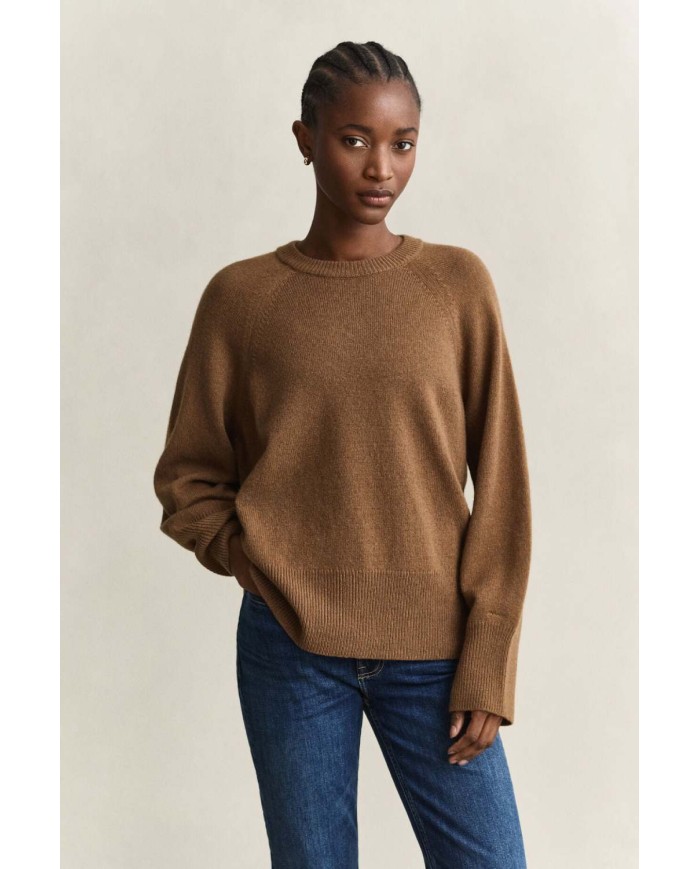 GANT MAGLIA GIROCOLLO IN LANA CASHMERE