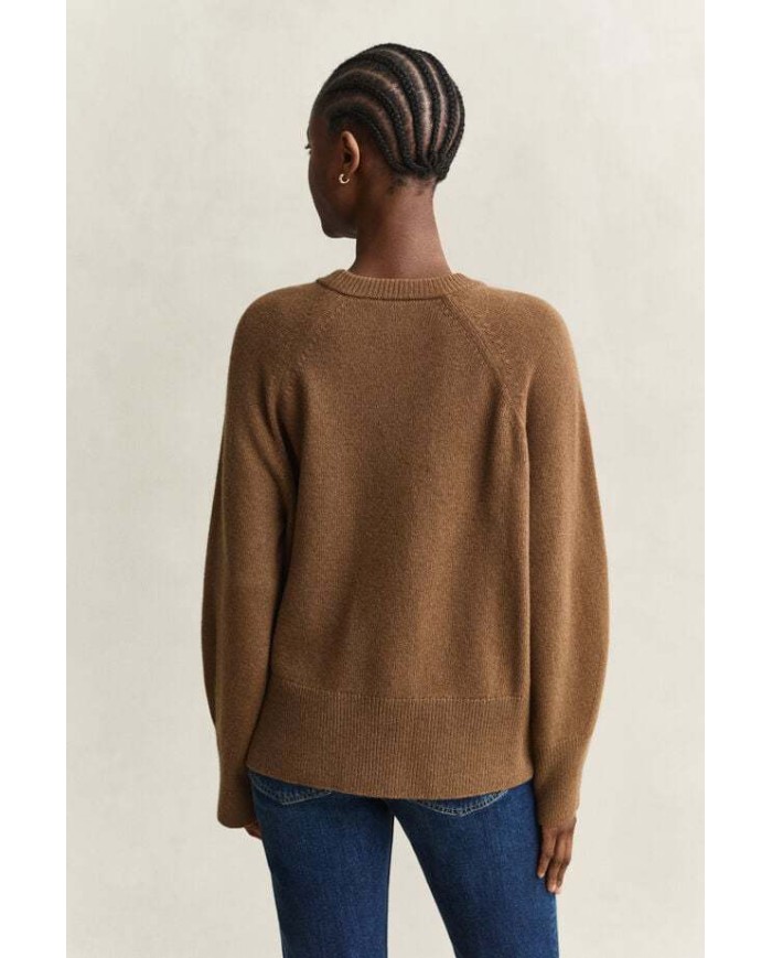 GANT MAGLIA GIROCOLLO IN LANA CASHMERE
