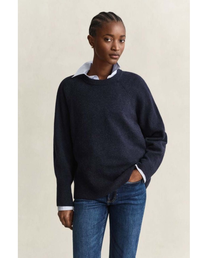 GANT MAGLIA GIROCOLLO IN LANA CASHMERE