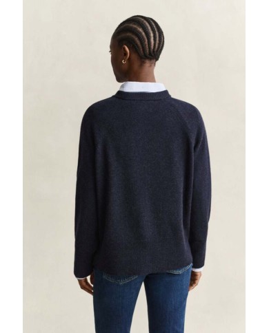 GANT MAGLIA GIROCOLLO IN LANA CASHMERE