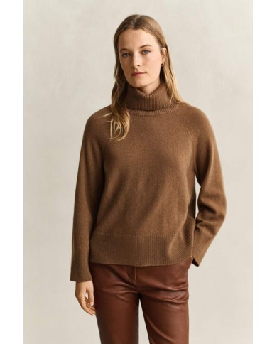 GANT MAGLIA A COLLO ALTO IN CASHMERE E LANA