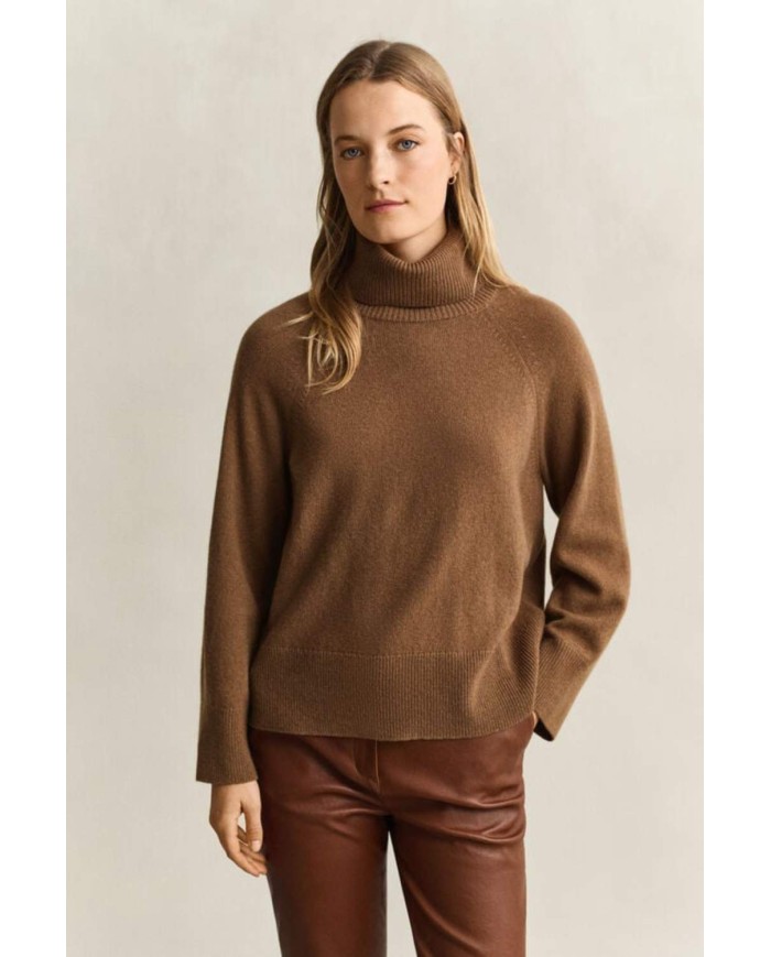 GANT MAGLIA A COLLO ALTO IN CASHMERE E LANA