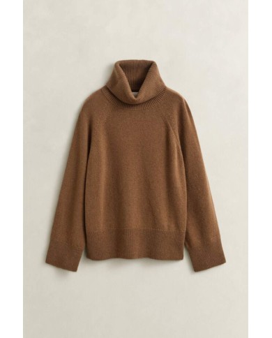 GANT MAGLIA A COLLO ALTO IN CASHMERE E LANA