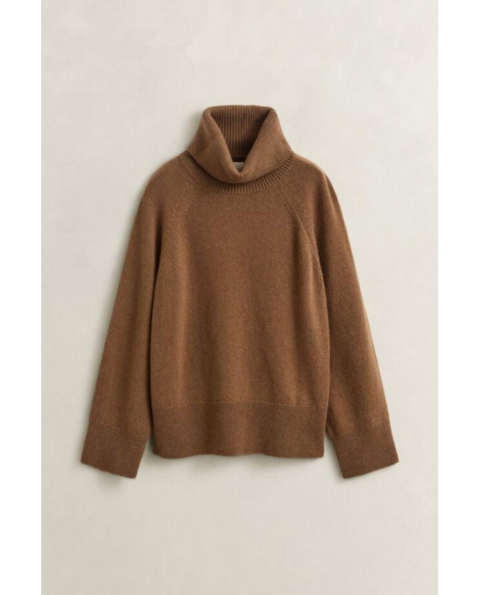 GANT MAGLIA A COLLO ALTO IN CASHMERE E LANA