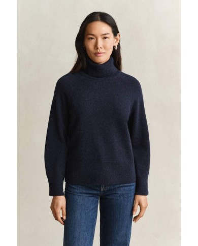 GANT MAGLIA A COLLO ALTO IN CASHMERE E LANA