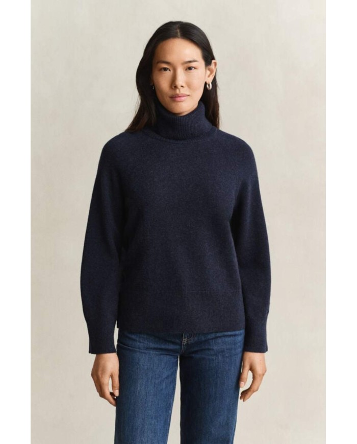 GANT MAGLIA A COLLO ALTO IN CASHMERE E LANA