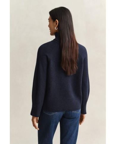 GANT MAGLIA A COLLO ALTO IN CASHMERE E LANA
