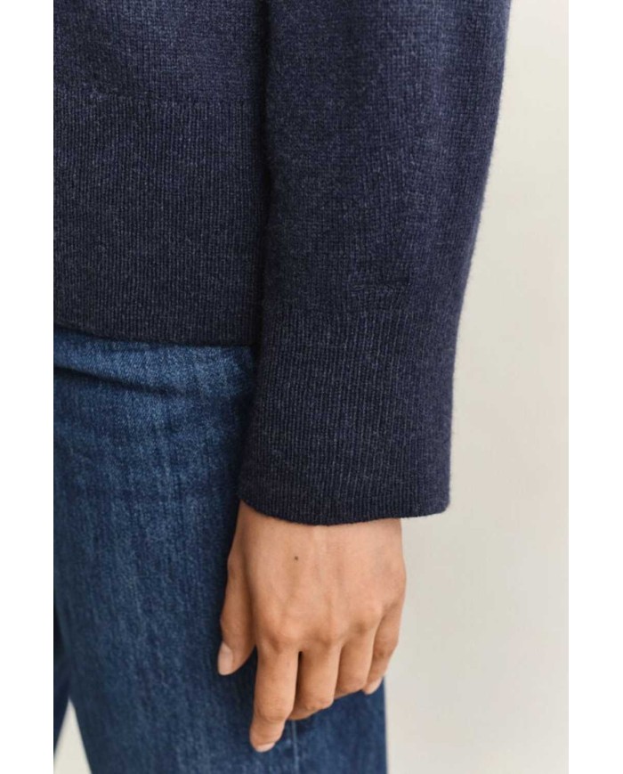 GANT MAGLIA A COLLO ALTO IN CASHMERE E LANA