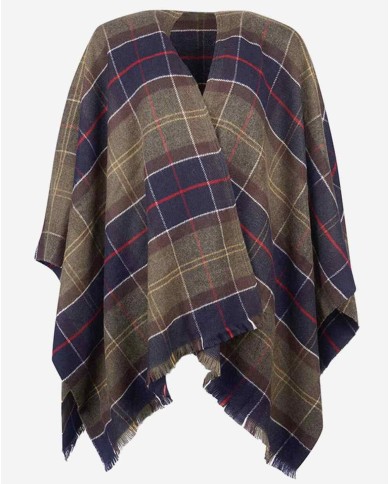 BARBOUR MANTELLA STAFFIN TARTAN SERAPE