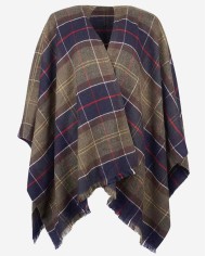 BARBOUR MANTELLA STAFFIN TARTAN SERAPE