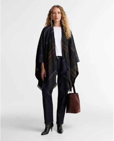 BARBOUR SERAPE BLAIR IN TARTAN