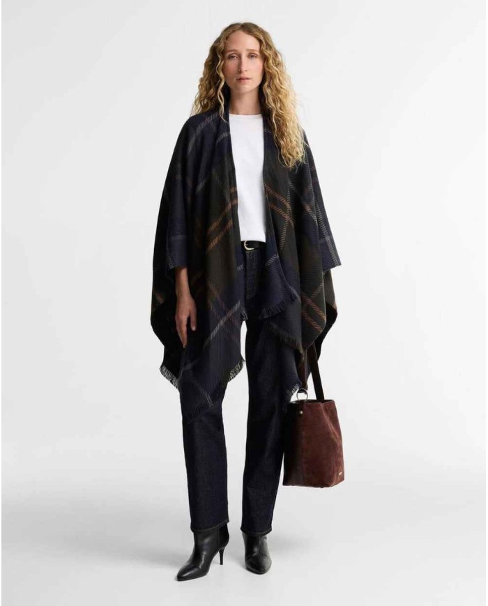 BARBOUR SERAPE BLAIR IN TARTAN