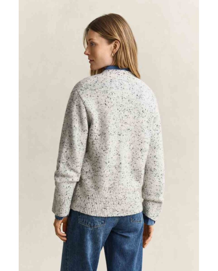 GANT CARDIGAN IN MISTO LANA NEPPS