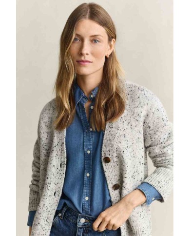 GANT CARDIGAN IN MISTO LANA NEPPS