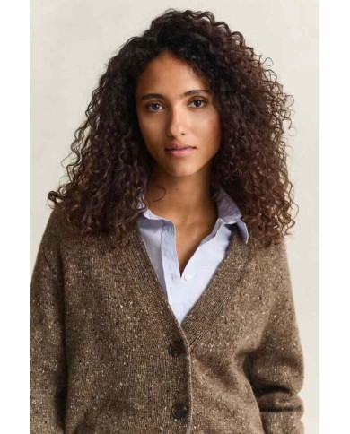 GANT CARDIGAN IN MISTO LANA NEPPS