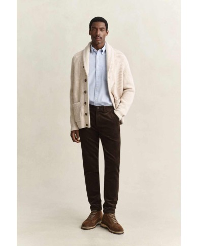 GANT PANTALONE CHINO IN VELLUTO A COSTE SLIM