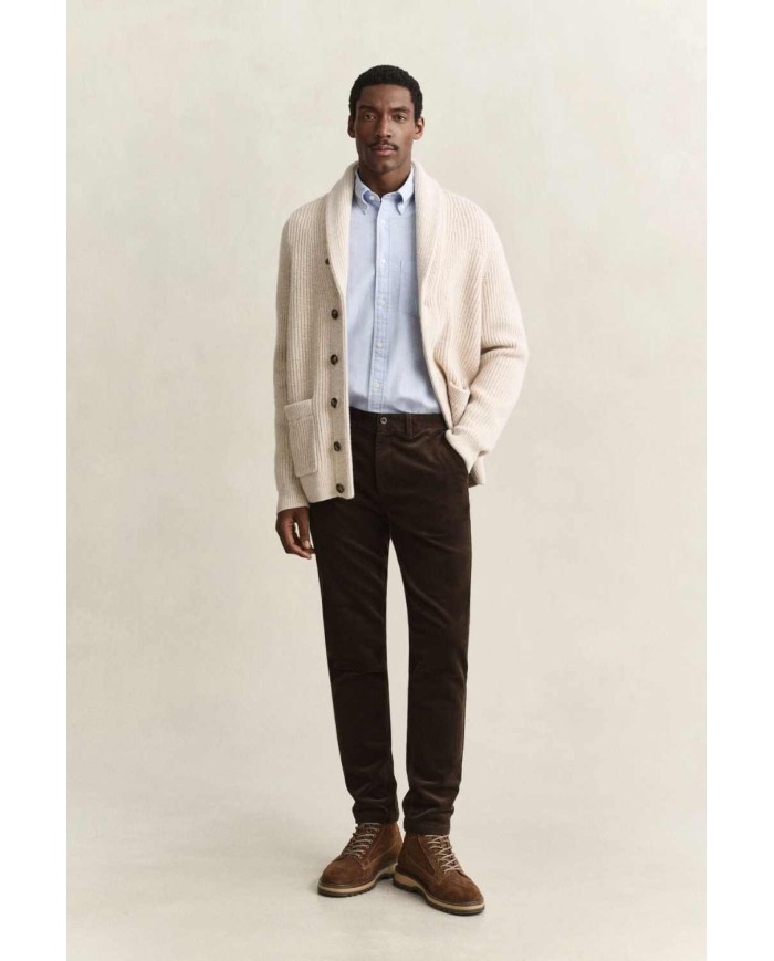 GANT PANTALONE CHINO IN VELLUTO A COSTE SLIM