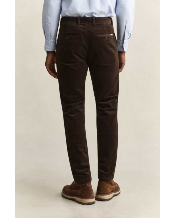 GANT PANTALONE CHINO IN VELLUTO A COSTE SLIM