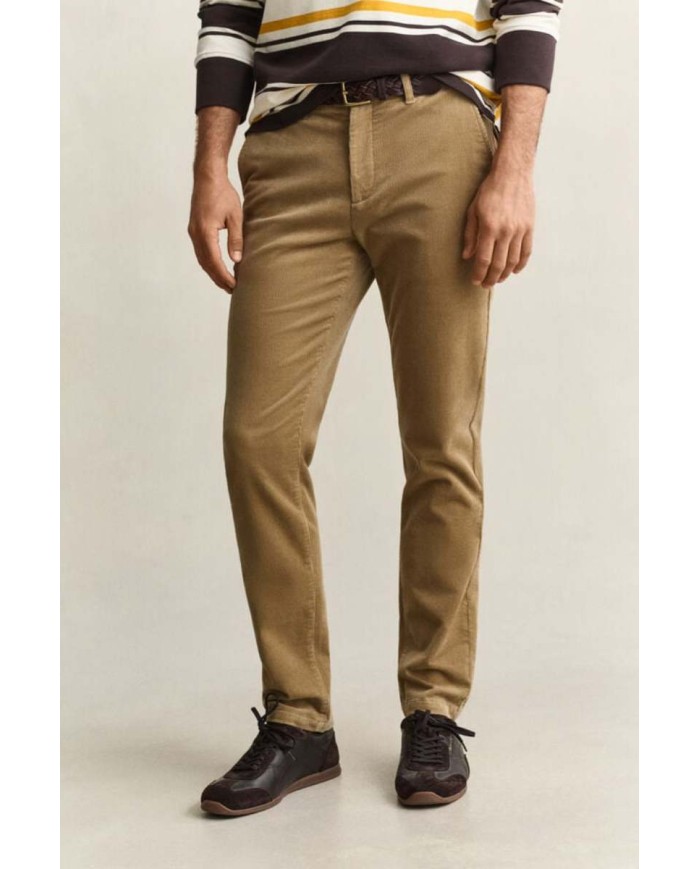 GANT PANTALONE CHINO IN VELLUTO A COSTE SLIM