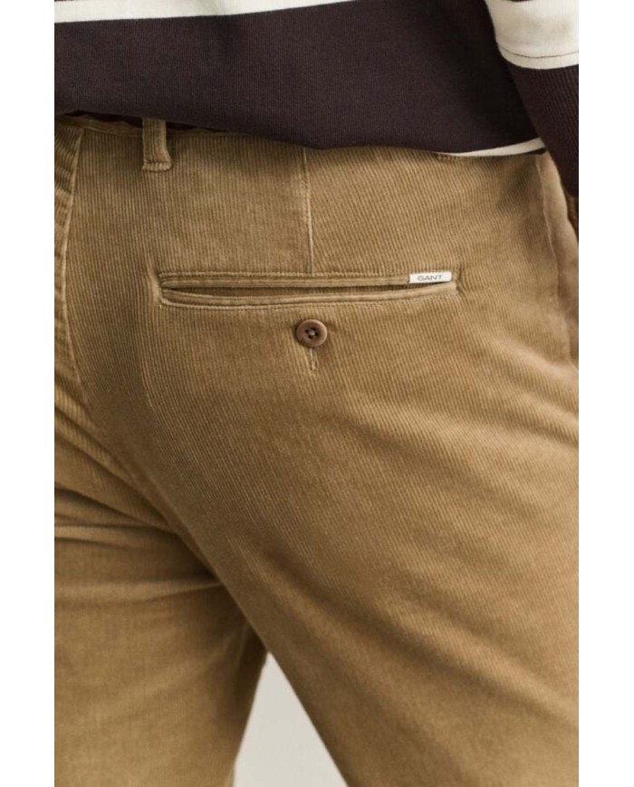 GANT PANTALONE CHINO IN VELLUTO A COSTE SLIM