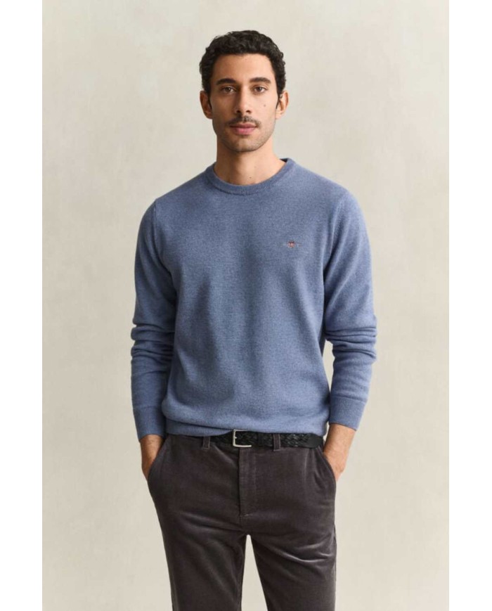 GANT MAGLIA GIROCOLLO IN LANA DAGNELLO
