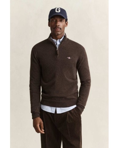 GANT MAGLIA IN LANA DAGNELLO CON ZIP CORTA