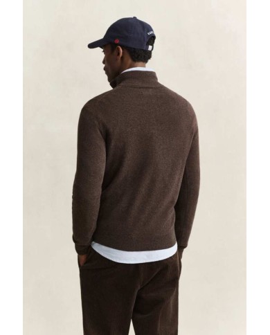 GANT MAGLIA IN LANA DAGNELLO CON ZIP CORTA
