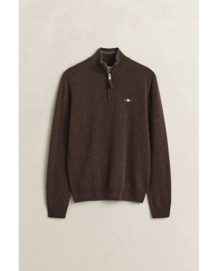 GANT MAGLIA IN LANA DAGNELLO CON ZIP CORTA
