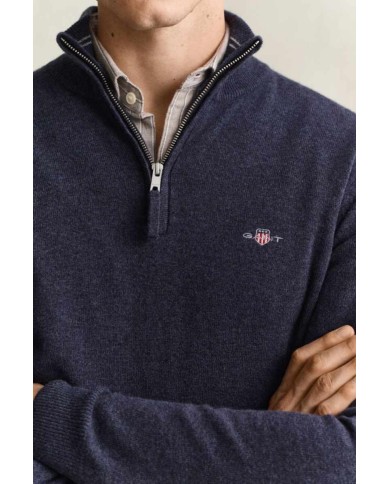 GANT MAGLIA IN LANA DAGNELLO CON ZIP CORTA