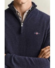 GANT MAGLIA IN LANA DAGNELLO CON ZIP CORTA