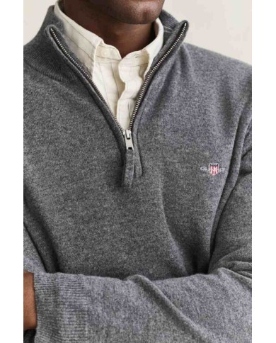 GANT MAGLIA IN LANA DAGNELLO CON ZIP CORTA