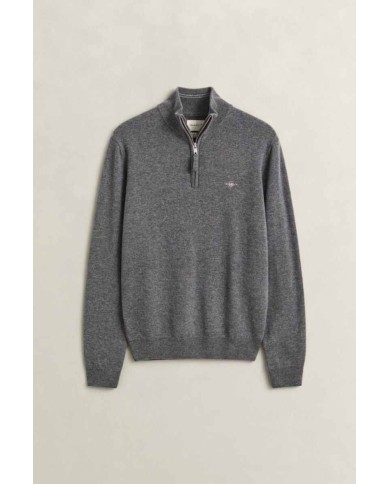GANT MAGLIA IN LANA DAGNELLO CON ZIP CORTA